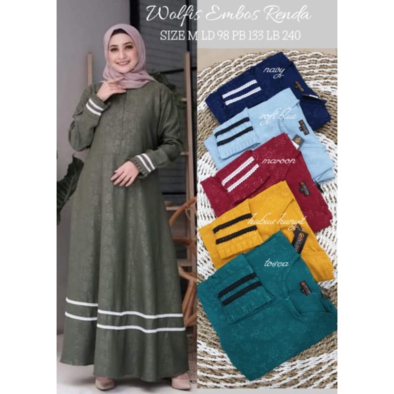 GAMIS POLOS READY - (WOLFIS EMBOS RENDA )