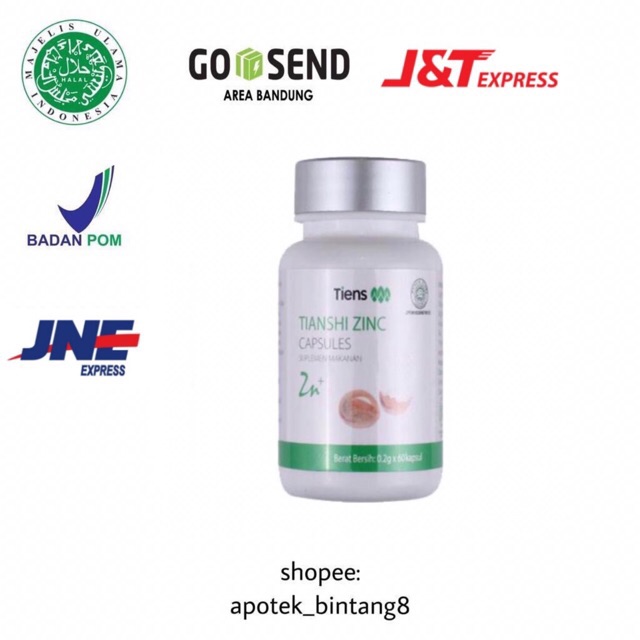 Tiens Zinc Capsules Penambah Nafsu Makan Peninggi Badan | Shopee Indonesia