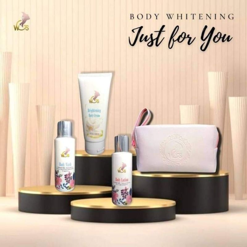 WGS Paket Pemutih Badan / WGS Paket Badan (Whitening Glossy Skincare)