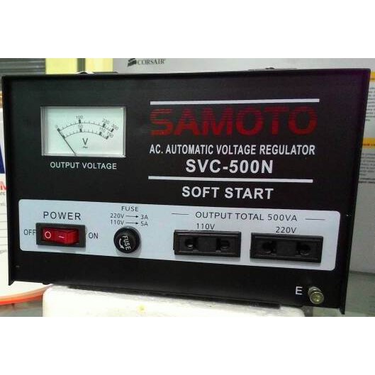 VOLTAGE STABILIZER SERVO MOTOR CONTROL SAMOTO 500VA