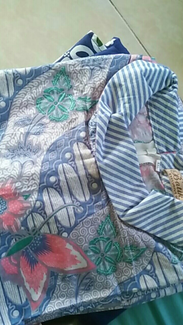 Atasan Batik Tunik Seragam Batik Solo Batik Pekalongan Baju Batik Wanita Td 405