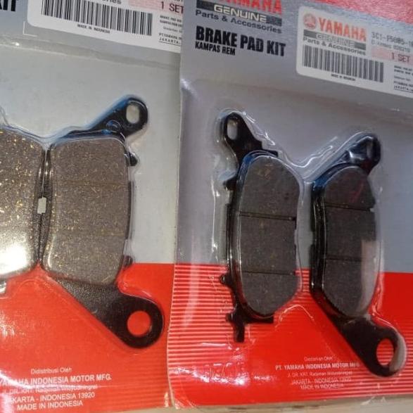 kampas rem set depan belakang Nmax asli ori ygp