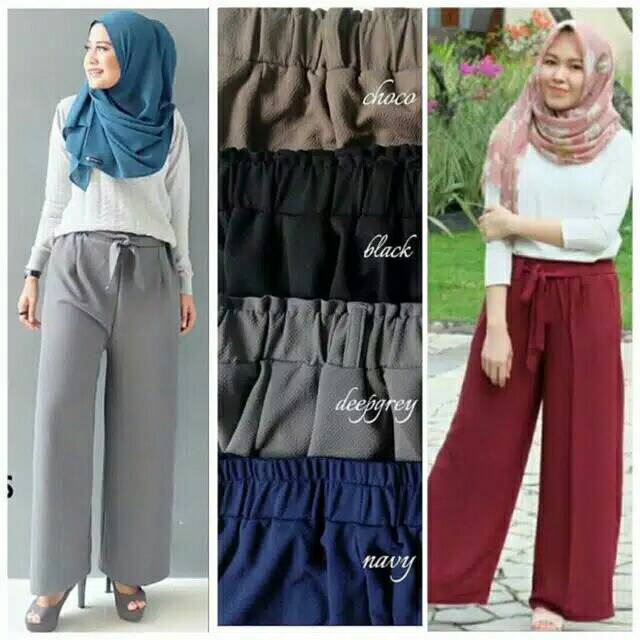 Ribbon kulot milano/ celana kulot/ ribbon milano