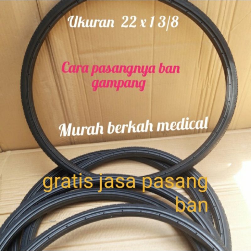Ban mati kursi roda 22x1 3/8