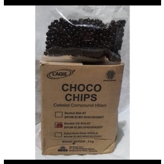 

lagie choco chip repack 500gr (1/2bulat)