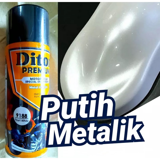 DITON Premium Pilok Pilox H9188* Pearl White / 9188 Putih Mutiara / Putih Metalik (400cc / 400ml)