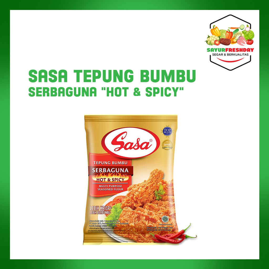 

SASA TEPUNG BUMBU SERBAGUNA "HOT & SPICY" 1pcs