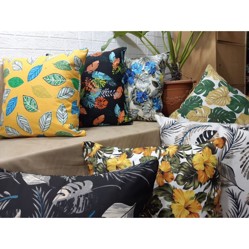 Zira -  Sarung Bantal Sofa 50x50 60x60 70x70 Bahan Kanvas, Sarung Bantal Kursi Sofa, Sarung Bantal L
