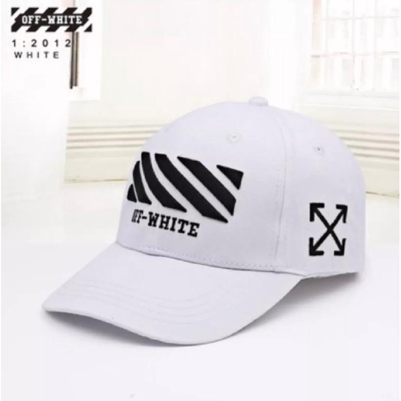 Topi baseball off- white terbaru 2021 cocok buat pria dan wanita