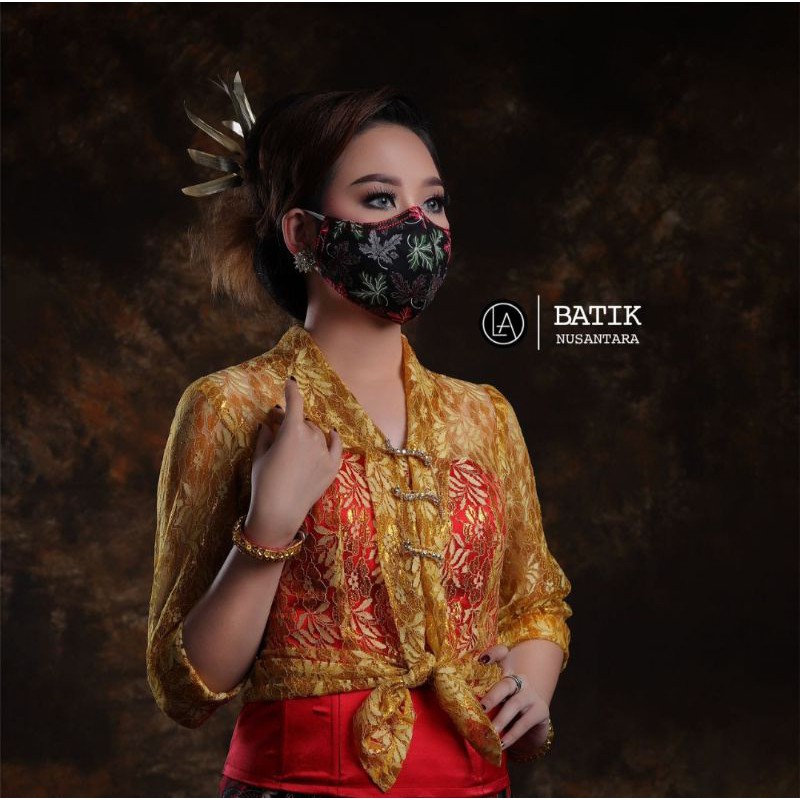 Masker Batik Exclusive Box Set, 7 Masker, 6 Konektor, Free Card Holder dan Box