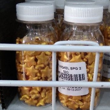 

Trimit Gold/ Emas Star Bisa Dimakan Hiasan Tart Sprinkle