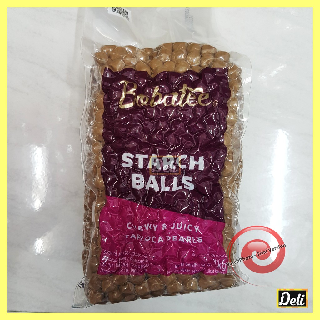 

Bobatee Starch Balls Boba 1kg / Tepung Boba Bobatee 1kg