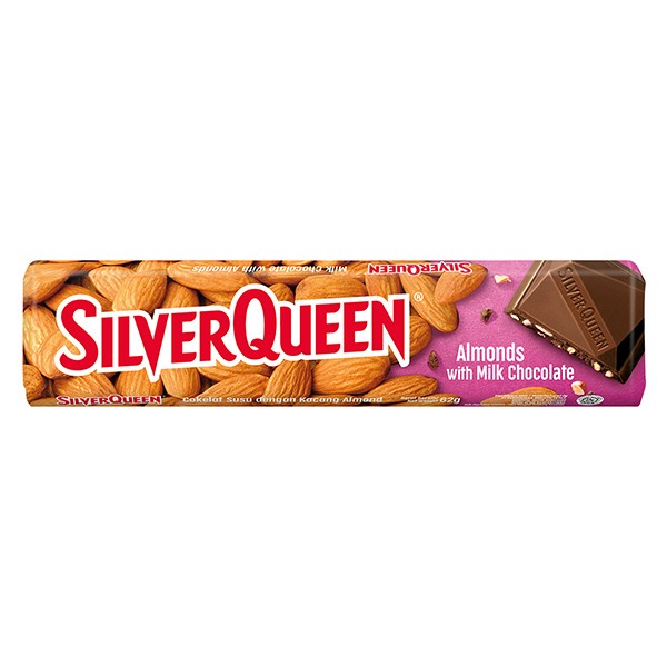 

COKELAT- SILVERQUEEN ALMONDS 62 G -COKELAT.