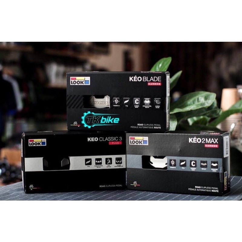 Pedal LOOK KEO MAX 2 Carbon Black Roadbike RB Sepeda Balap