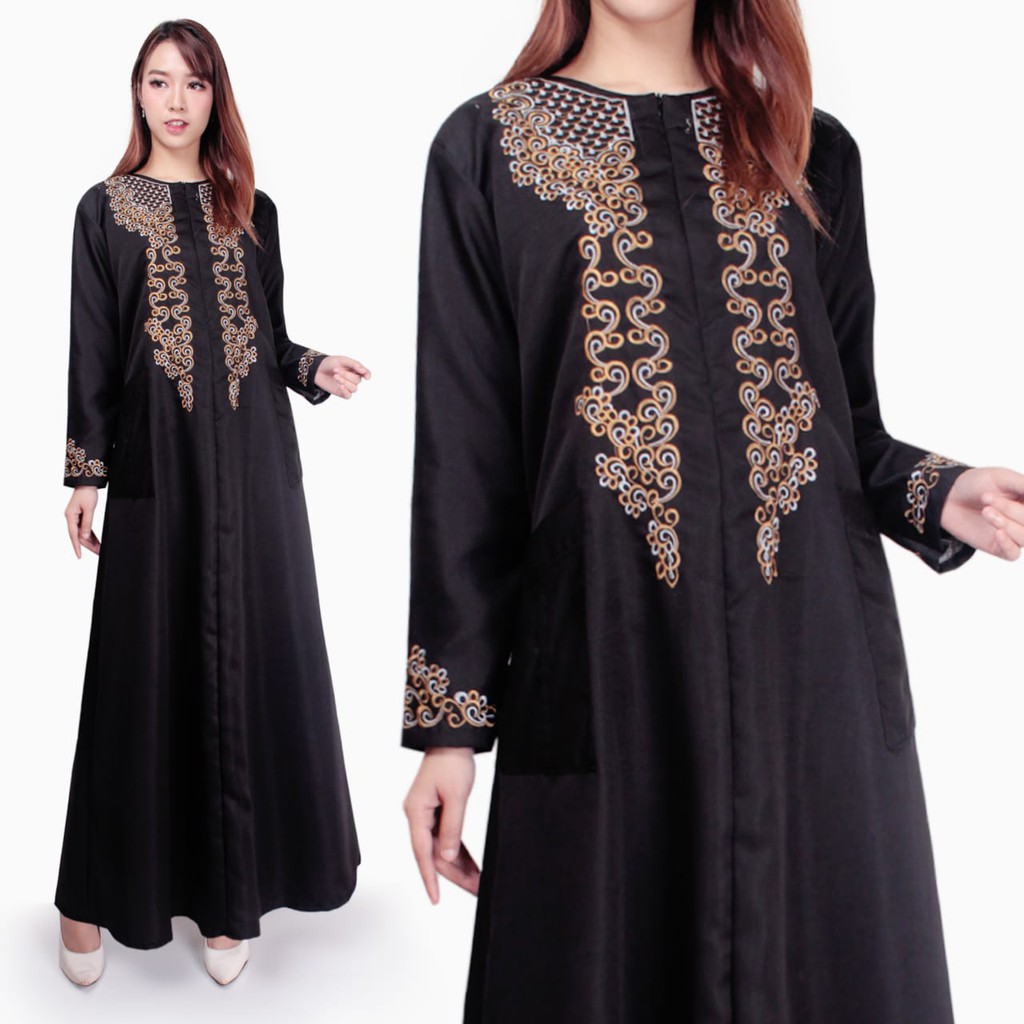 SB Collection Dress Maxi Nana Gamis Longdress Terusan Casual Wanita