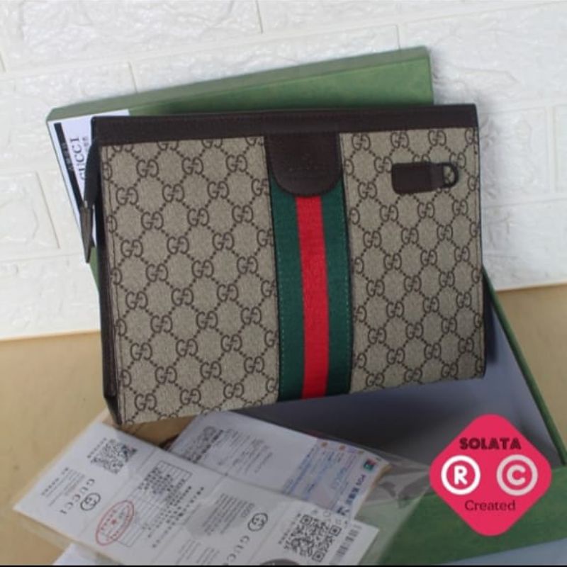 HANDBAG GUCCI BAST SELLER - CLUTCH GUCCI PRIA WANITA - HANDBAG IMPORT