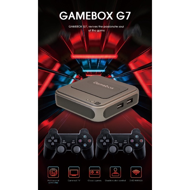 GAMEBOX G7 - Mesin Konsol Game Retro Jadul - Retro Games Console - Mengenang Memori Permainan Gamebot Masa Kecil