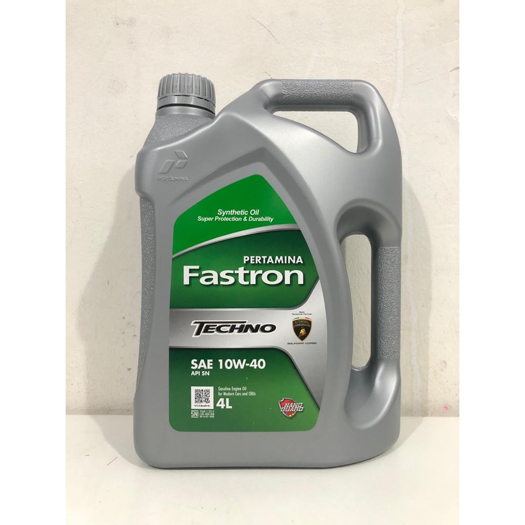 OLI PERTAMINA FASTRON TECHNO SAE 10w 40 galon 4 liter