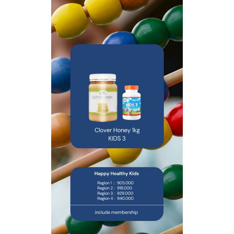 

Clover Honey Kids Pacakge