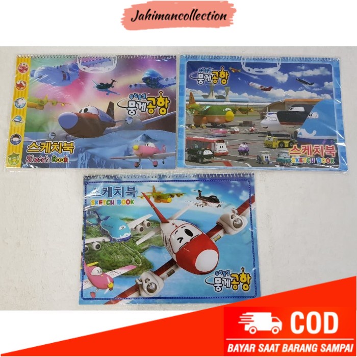 

✨ BISA COD ✨ Buku gambar tebal sketchbook pesawat