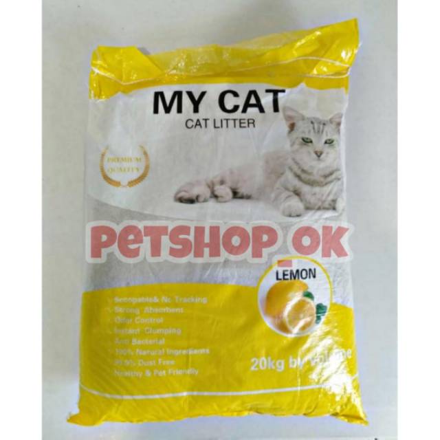 Pasir Gumpal MY CAT 20kg 25ltr /  Pasir kucing