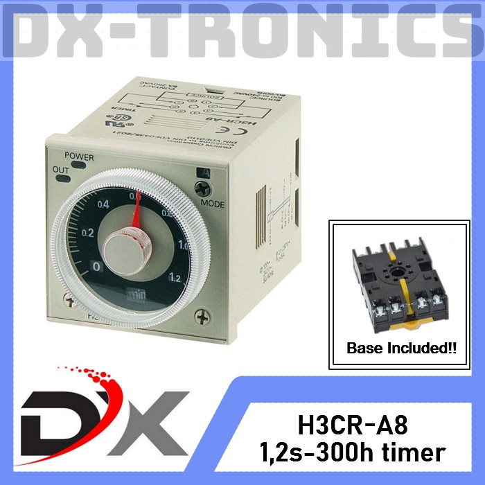 Timer H3CR-A8 H3CR A8 220VAC + Socket PE56