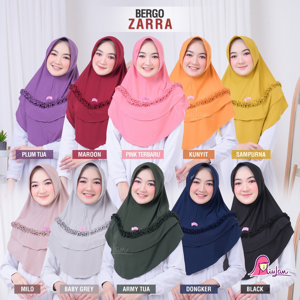 diskon Bergo Zarra / Bergo Zarra Miulan / Bergo Miulan
