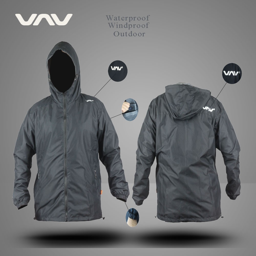 Jaket Parasut Pria Dan Wanita Waterproof Hoodie Jumbo Outdoor Distro Keren Murah