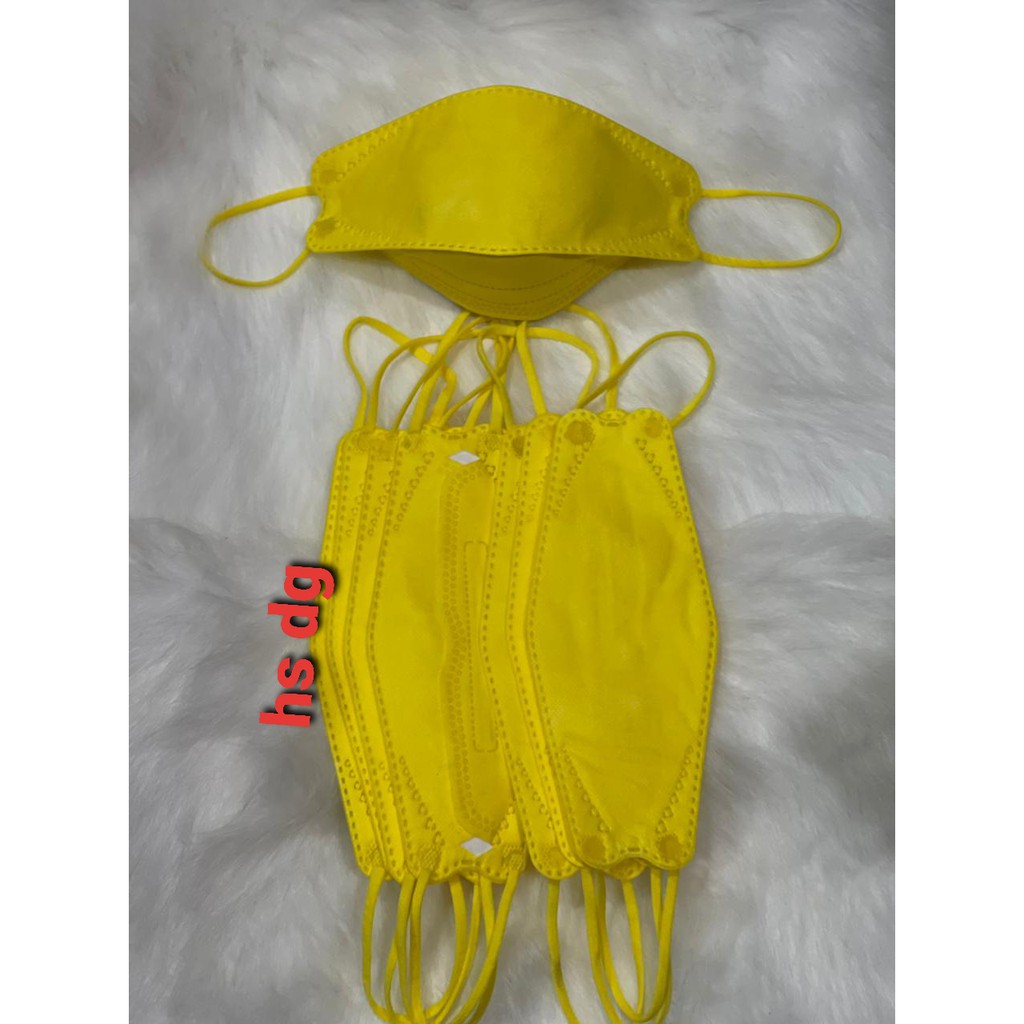 masker kf94 kuning warna tali senada masker antivirus 1pcs
