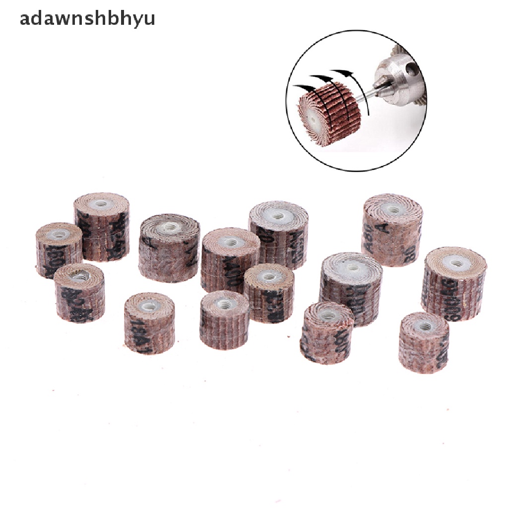 Adawnshbhyu 10pcs +1 Sanding Flap Disc Gerinda Flap Wheels Brush Sand Untuk Abrasive Grinder