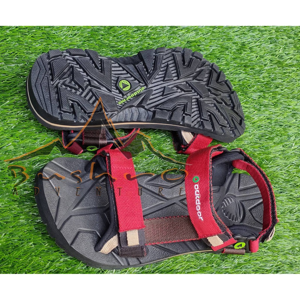 Sandal Outdoor Pro Saber Maroon Sandal gunung