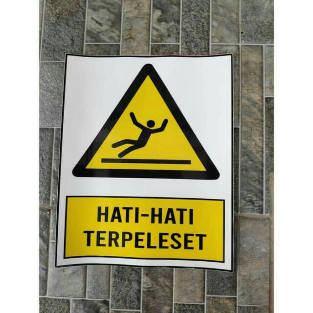 

Stiker Vinyl Hati Terpeleset Himbauan Masjid Kantor Mall Peringatan