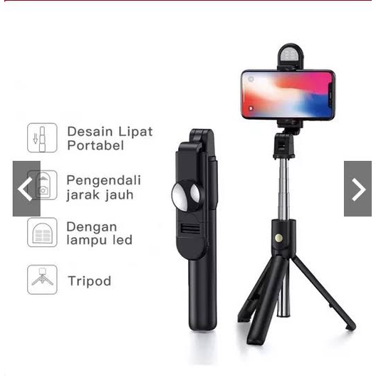 tongsis S05-S Tripord Bluetooth Selfi Remot Control