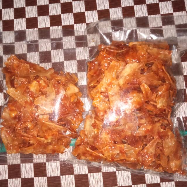 

Kripik ubi pedas manis maknyos