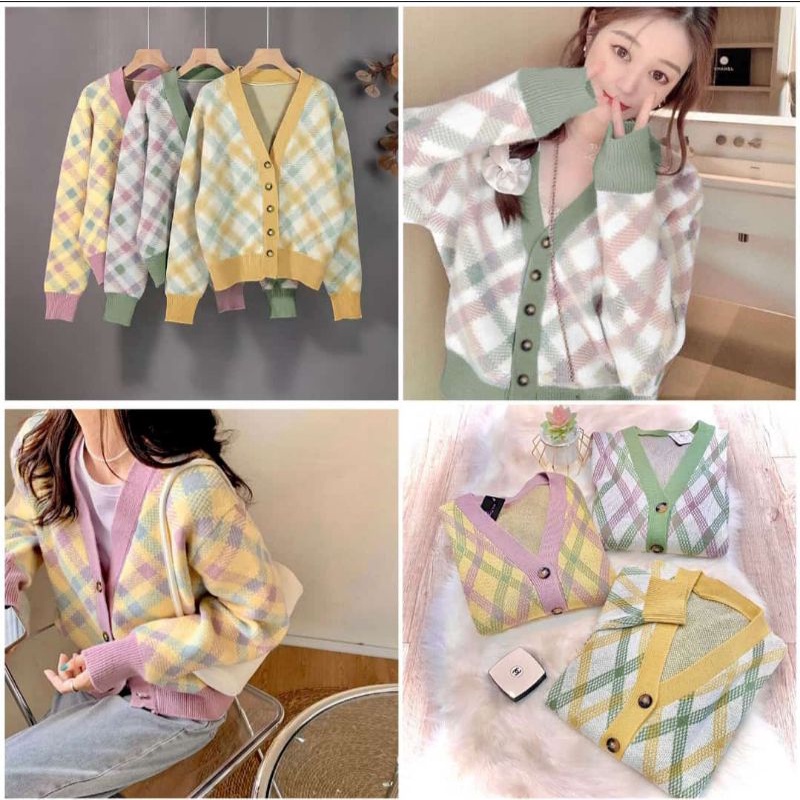 UNIQLO CARDIGAN RAJUT /PAKAIAN WANITA OVERSIZE /CARDI KOREAN STYLE / OUTER JUMBO LD 120