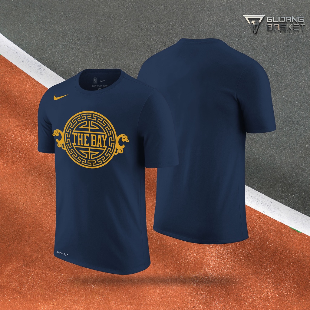 TSHIRT Kaos Basket Baju Atasan NIKE CITY THE BAY GSW Golden State Warriors