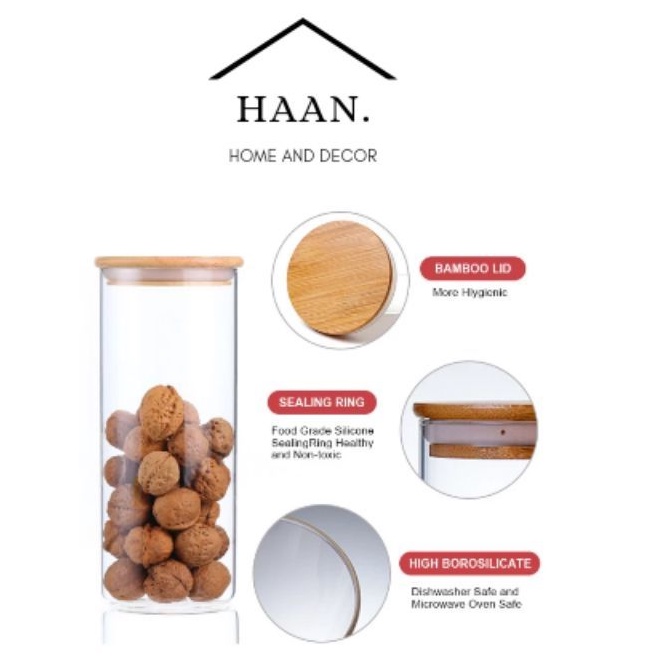 Botol toples kaca tutup kayu/toples kaca/toples tutup kayu