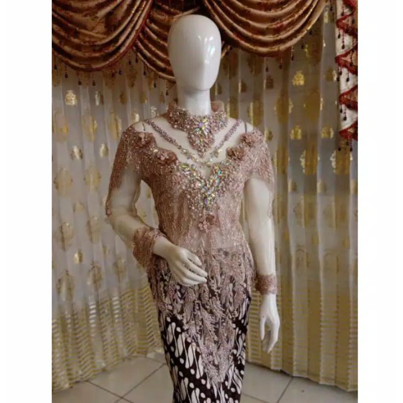 ATASAN KEBAYA BUNGA 3D//KEBAYA ATASAN GAUN WEDDING//ATASAN KEBAYA