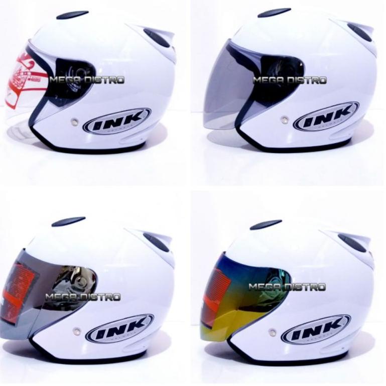 "Slv31au22ᴷ" Helm ink centro grade ori putih