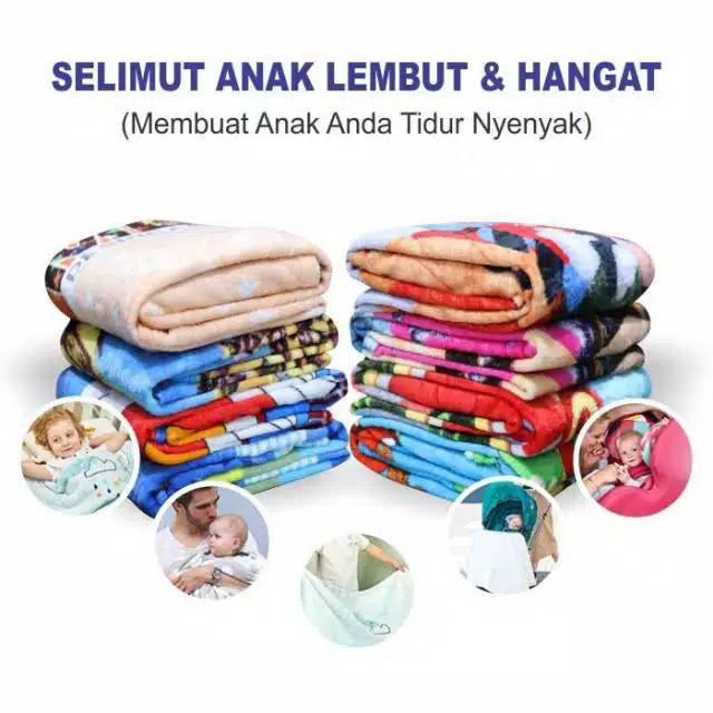 Makassar Selimut Karakter Anak Murah / SELIMUT KARAKTER ANAK