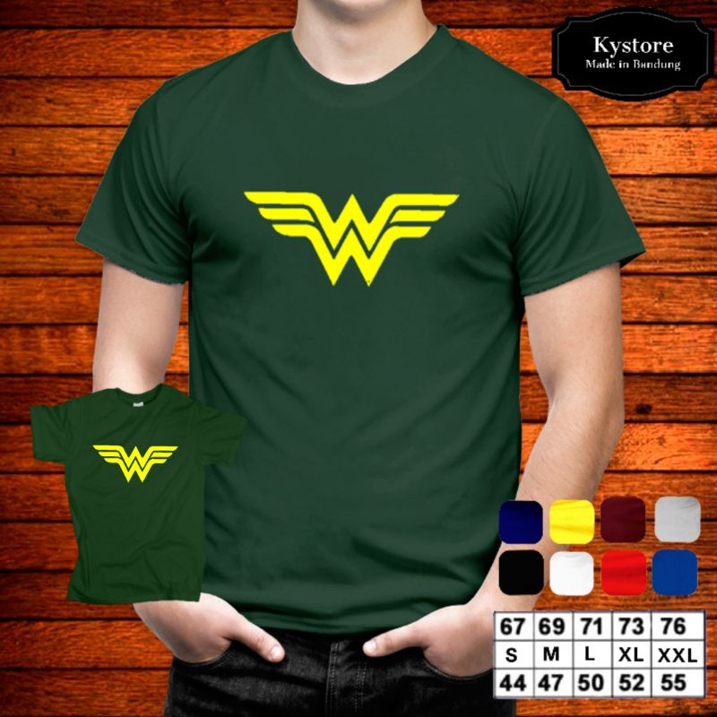 Kaos logo super hero Avenger Combad 30s S,M,L,XL,XXL Edisi famili