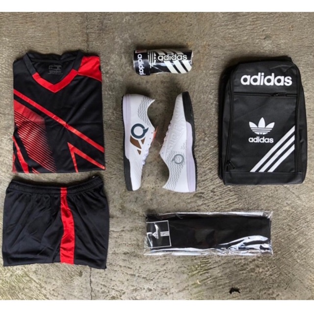 (PAKET KOMPLIT) sepatu futsal nike tempo sol karet mentah-3