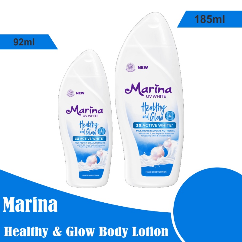 Marina Healthy &amp; Glow Body Lotion 92ml / 185ml