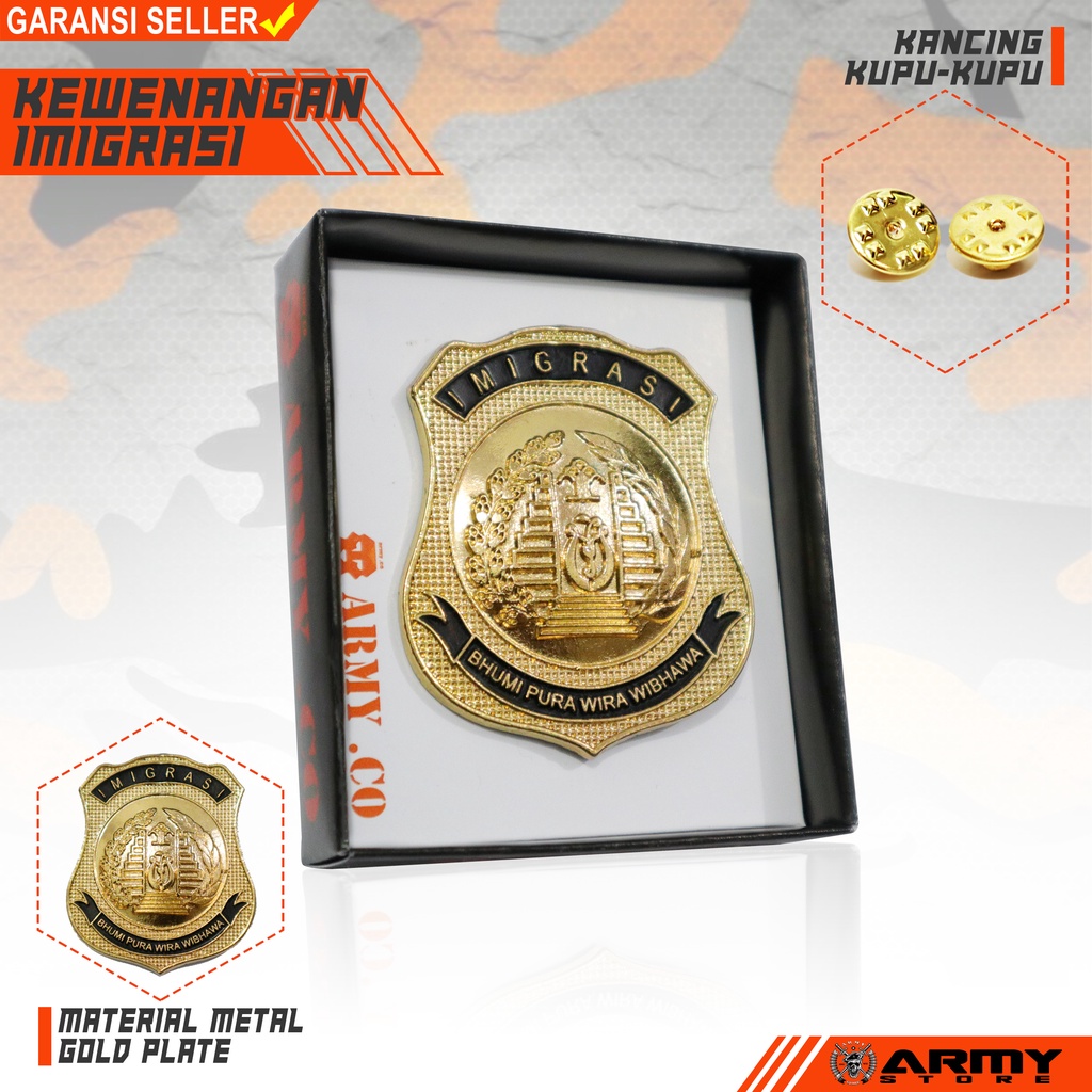 KEWENANGAN EMBLEM IMIGRASI/ PIN IMIGRASI