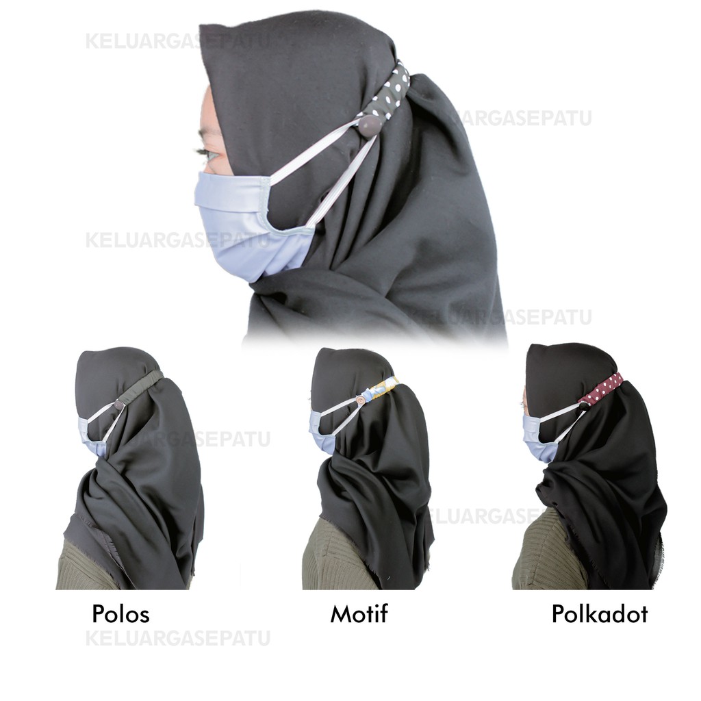 KONEKTOR MASKER HIJAB connector masker murah konektor masker kancing KONEKTOR MASKER RAJUT