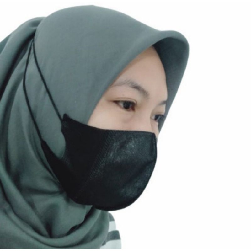 Masker Duckbill Headloop Hijab Orlee 1 pack isi 10 pcs