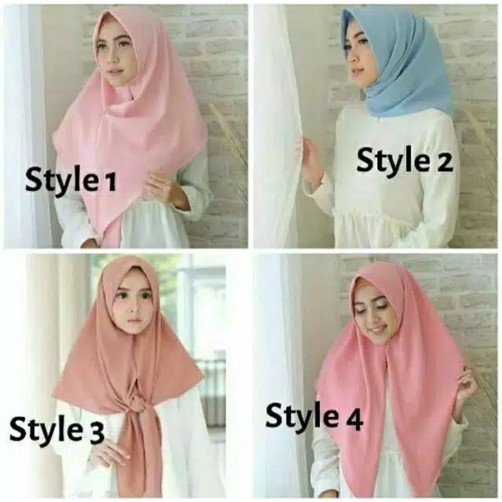 Jilbab Segitiga Instan Diamond (Promo Launching)