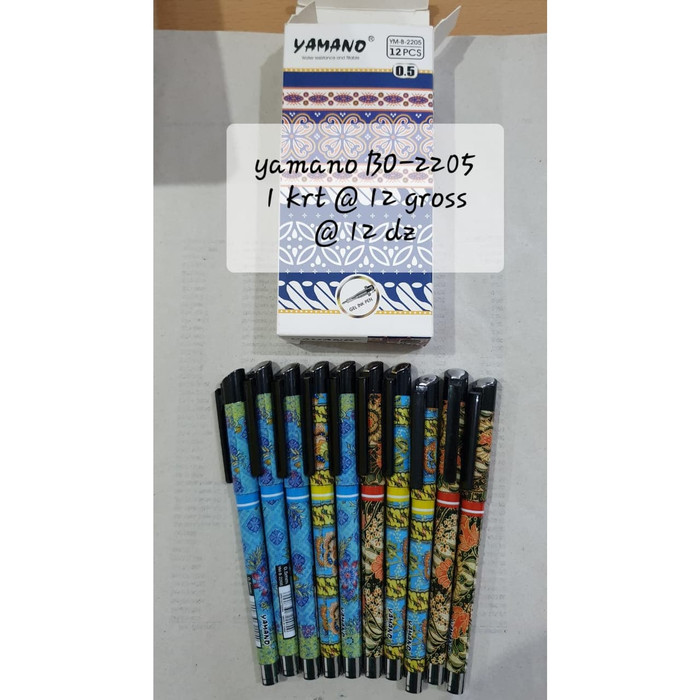 

Pulpen Gel/Pulpen Yamano Batik 0.5mm