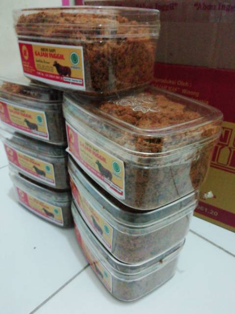 

Sekar_Shop07 Abon Sapi Asli Gajah Inggil- 250 Gram. Manis(Tp.Pengawet).