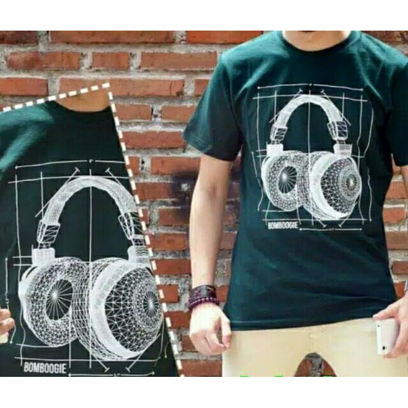 KAOS BOMBBOOGIE TERHITZ TERPOPULER/KAOS PRIA LENGAN PENDEK